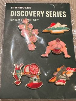 Starbucks Discovery Series Japan Enamel Pin Set