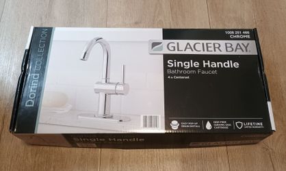 Bathroom Faucet, Glacier Bay Dorind Chrome - Single Handle/1-3 Hole