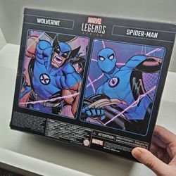 Marvel Legends Fantastic Four Wolverine and Spiderman 