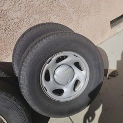 Set of 4 Toyota wheels rims tires 