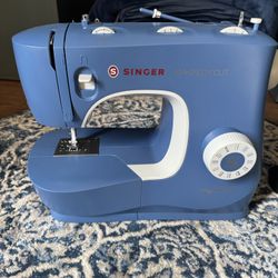 Singer Blue Sewing Machine