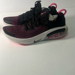 Nike Joyride Run Flyknit Black Pink Blast Running Shoes - Size 9.5 - Excellent Condition