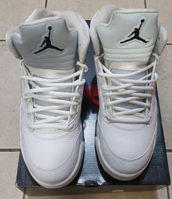 Jordan 5 White Metallic Size 10