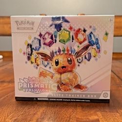 Pokemon Prismatic Evolutions Elite Trainer Box