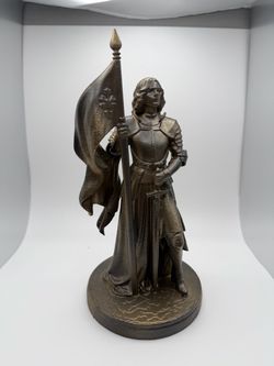 OBO- Joan of Arc Bronze-Finish Figurine Statue