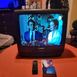 Panasonic 20" CRT TV/VCR VHS Combo With Remote