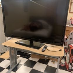 LG 55 Inch Tv And Table 