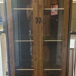 Vintage Gun Rack Doubles As A Hutch