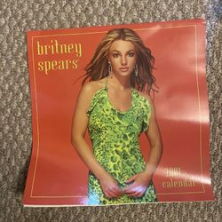 Britney Spears 2001 Calendar 
