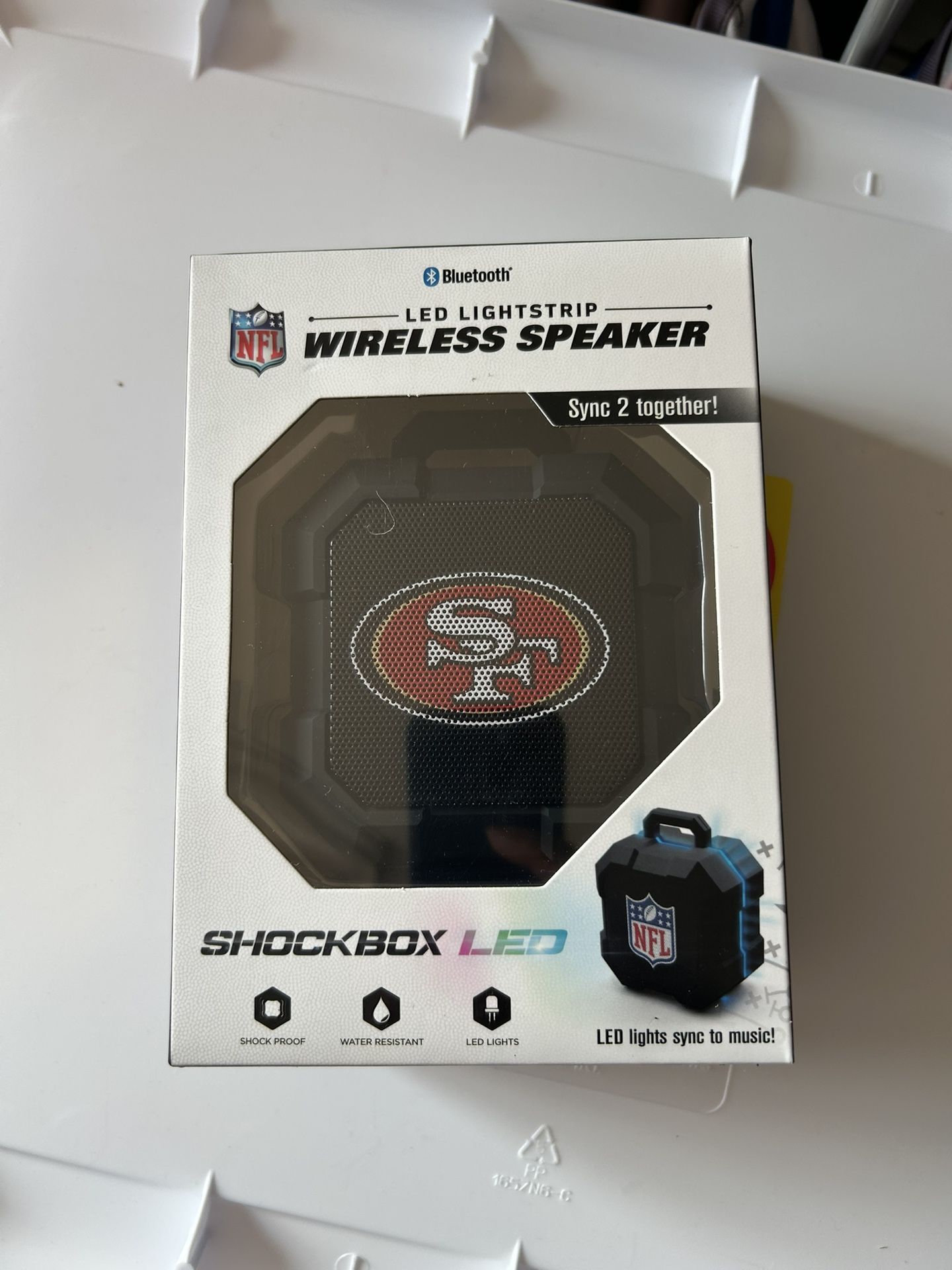 San Francisco 49ers Shockbox LED Wireless Speaker