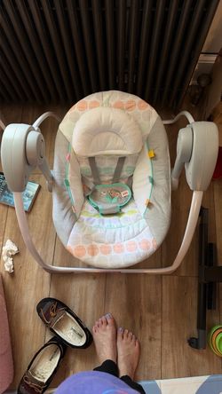 Baby Bouncer Swing with Toy Bar Bright Stars