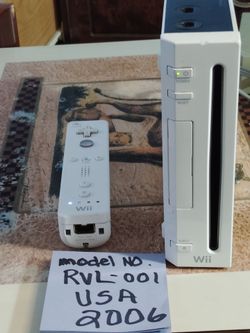 Nintendo Wii console with control and wires $125 cash