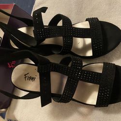 Womens Black Porsha Shoe - Size 10 - Fioni 