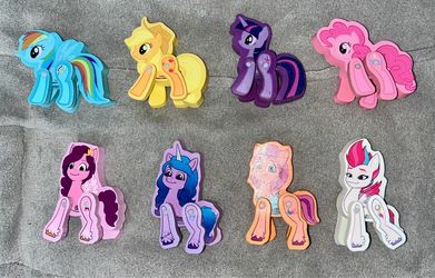 My Little Pony Mini Rubber Figures w/ Moveable Legs (G4 & G5) - GOOD CONDITION