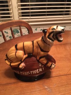 Clemson Tiger Collectable Bottle
