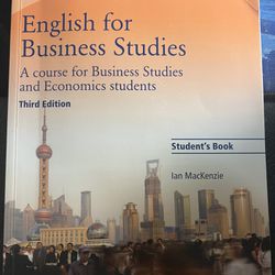 English For Business Studies 