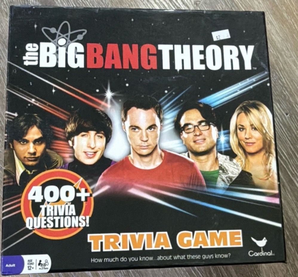 The Big Bang Theory Trivia Game 400+ Questions Ages 12+ 2-8 Players