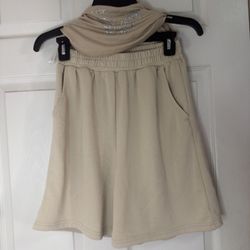 SHEIN set tube top & short size S 