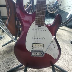 Ernie Ball Silhouette MM4-Sparkle Red