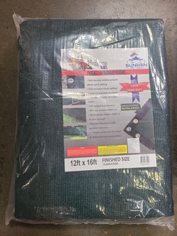 12ft × 16ft Super Heavy Duty Mesh Shade In Dark Green