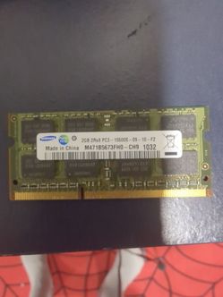 Samsung 2GB DDR3 Laptop RAM SO-DIMM
