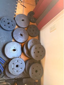 Workout plates 1” 160lb total