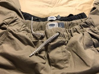3 pairs Old Navy Khaki Joggers size 8
