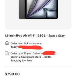 Apple IPad Air 13-inch 128GB