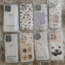 Iphone 15 Promax Case Cover With Card Pocket Holder 