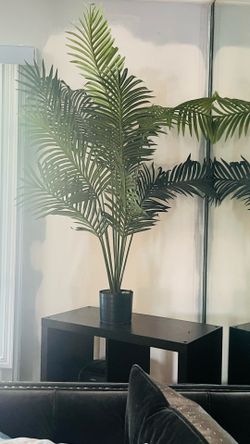 Faux palm tree