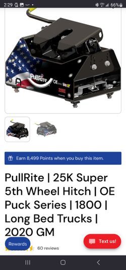 PullRite | 25K Super 5th Wheel Hitch | OE Puck Series | 1800 | Long Bed Trucks | 2020 GM