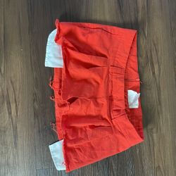 Mini Orange/red Skirt