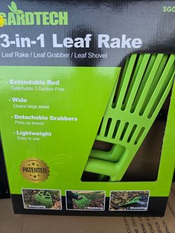 Gardtech 3-in-1 Leaf Rake
