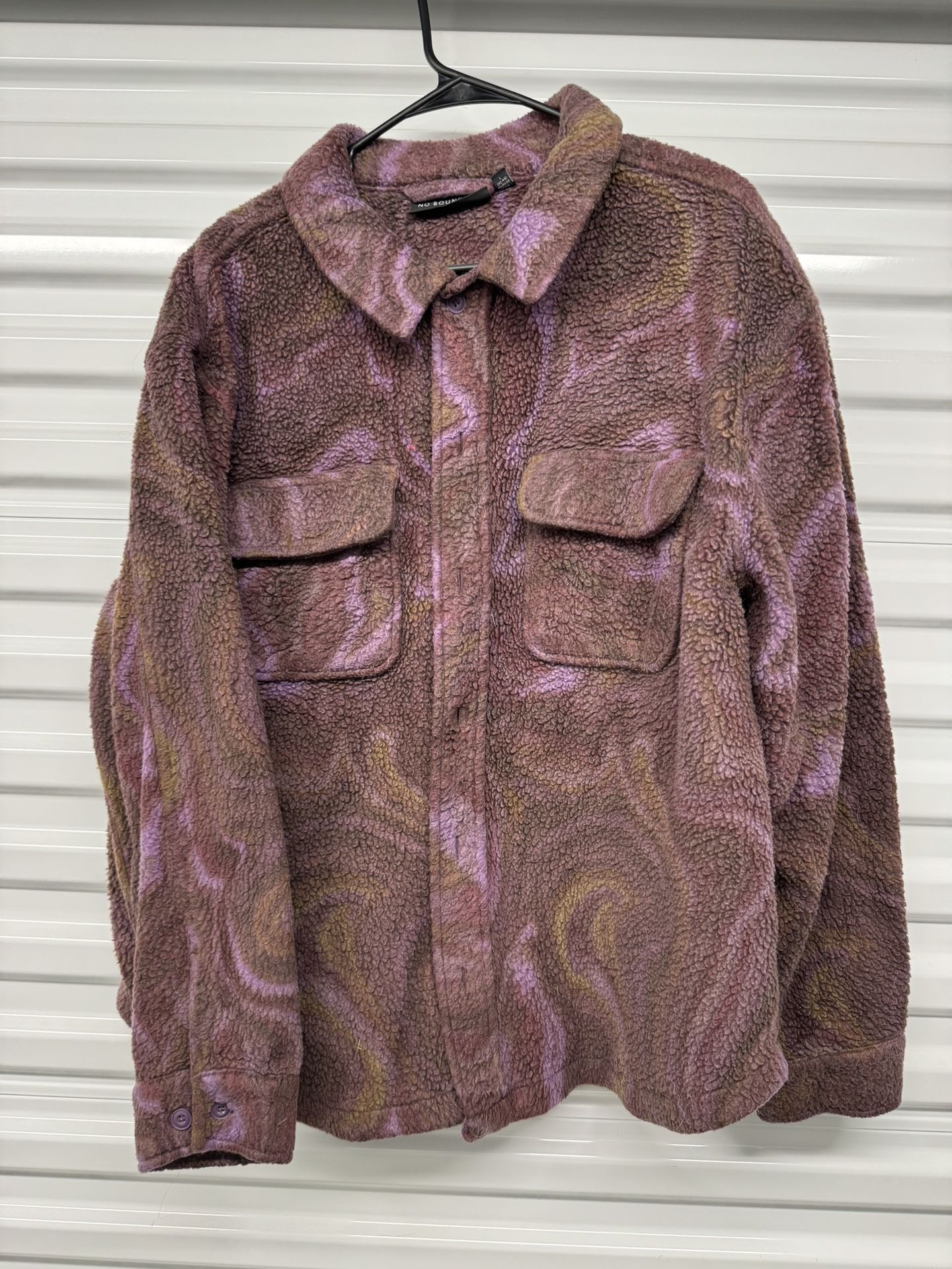No Boundaries Men's Faux Sherling Jacket