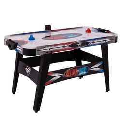 Triumph Fire ‘n Ice LED Light-Up 54" Air Hockey Table Includes 2 LED Hockey Pushers and LED Puck Black - 31" H x 27" W x 54" L