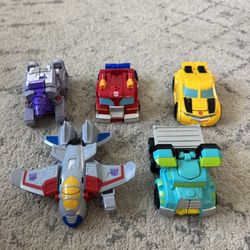 Playskool Transformer Toys (Set Of 5)
