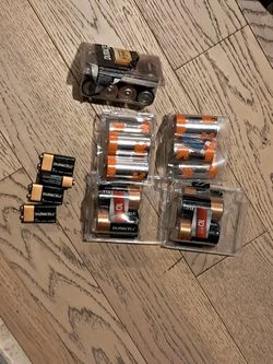 Batteries C,D And 9V