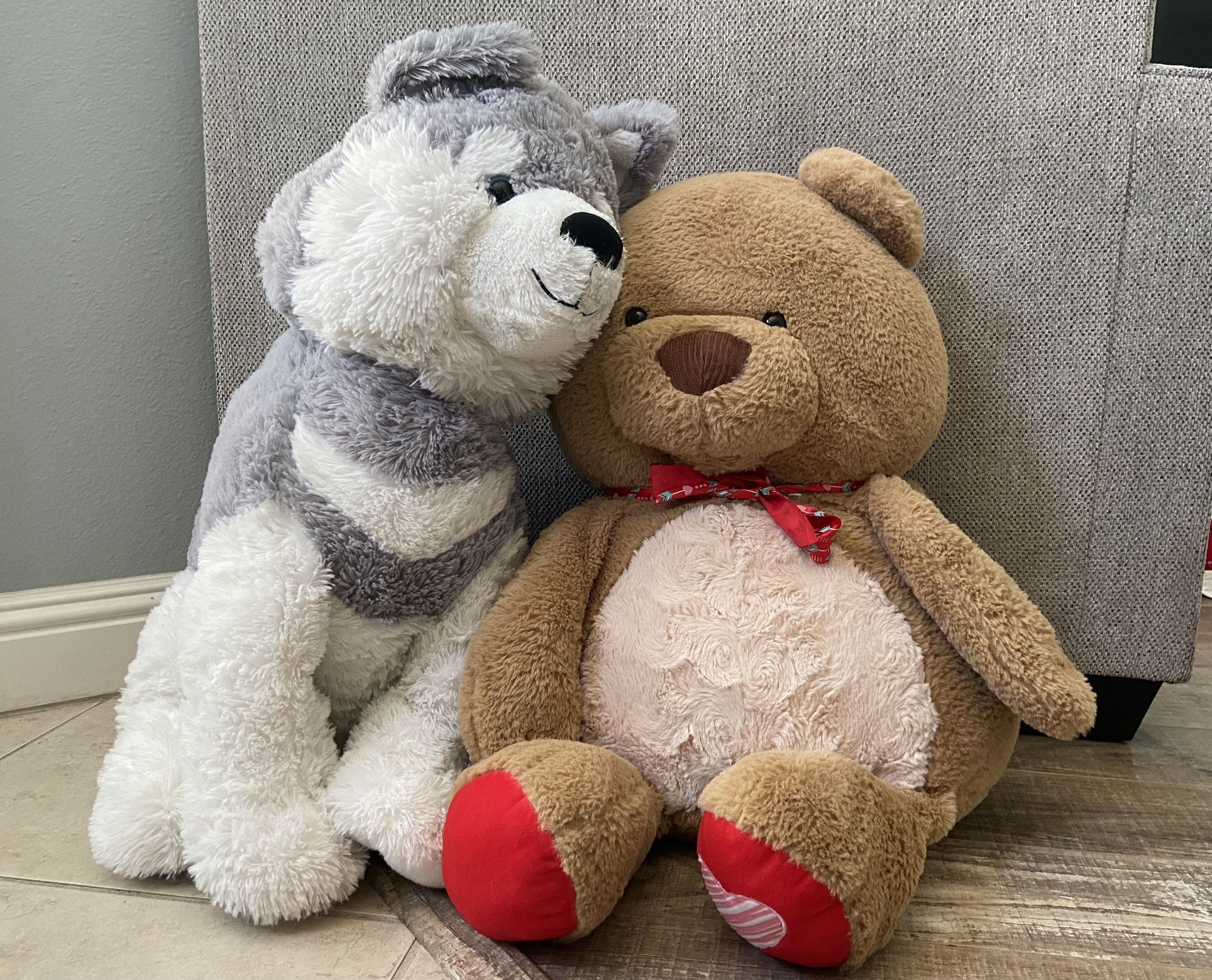 Valentines Bear and Wolf