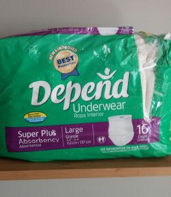 Depend Pull On Underware/Large