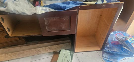 Solid wood Upper Kitchen Shaker Cabinet for Over fridge or microwave