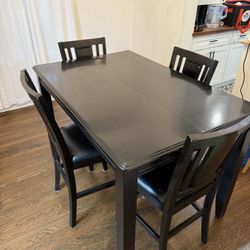 Bar Height Kitchen Table And 4 Chairs