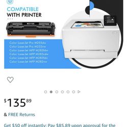 Compatible 206X Toner Cartridge Replacement for HP