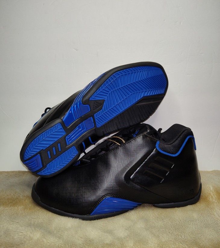 Adidas TMAC 3 Restomod Tracy Mcgrady Basketball SneakersBlack/BlueMen's Sz 9/Women's 10