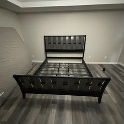 King Bed And nightstand