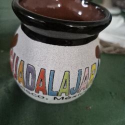 MEXICAN POTTERY Coffee Mug Guadalajara Tierrade Encanto Tradicion Souvenir 