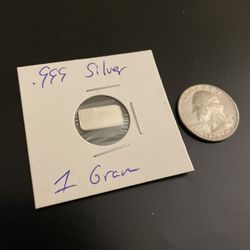 Silver Bar Collectible 