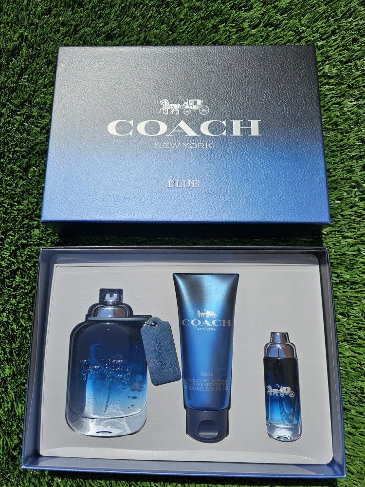 Coach Blue Set 3.3oz $75🔥