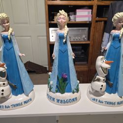Set of Three Elsa Dolls
