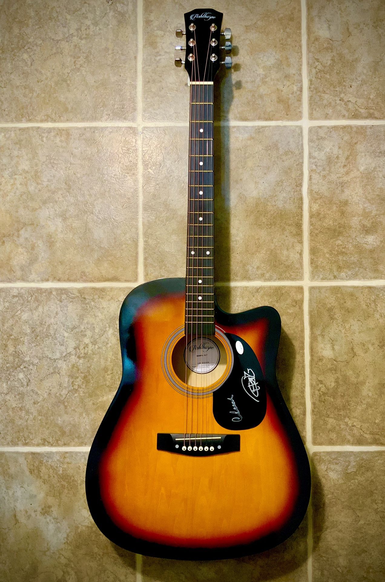 Cheech&Chong Signed Acoustic Guitar