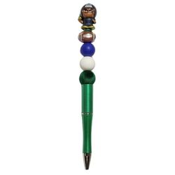 Seahawks NFL Quarterback Teenymates Custom Beaded Ballpoint Twist Pen Green